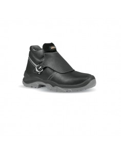 Upower Crocodile L Calzado de Seguridad Altos - Talla 45 - Cuero Impreso Hidrofugo-Puntal en Acero-Antiperforacion-Suela