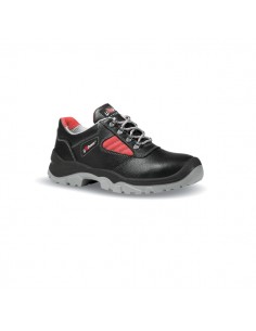 Upower Mauna L Calzado de Seguridad Bajos - Talla 47 - Empeine Cuero Hidrofugo-Puntal Acero-Antiperforacion