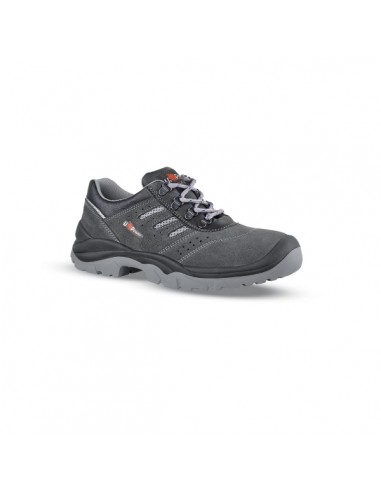 Upower Bell S Calzado de Seguridad Bajos - Talla 44 - Empeine Gamuza Ultra Transpirable-Puntal Acero-Antiperforacion-Suela