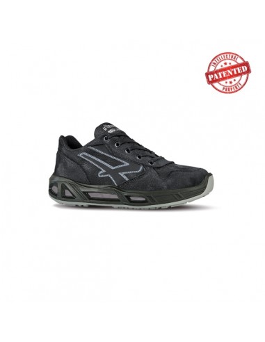 Upower Carbon Carpet S ESD Calzado de Seguridad Bajos - Talla 38 - Cuero Nubuck-Puntera de Aluminio-Hidrofugos