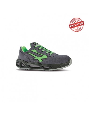 Upower Point Carpet S ESD Calzado de Seguridad Bajos - Talla 46 - Parte Superior de Nailon Ultraflexible y Gamuza Suave
