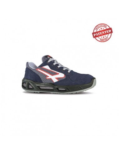 Upower Active Carpet S ESD Calzado de Seguridad Bajos - Talla 47 - Parte Superior de Nailon Ultraflexible y Gamuza Suave