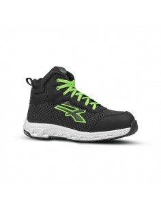 Upower Geb ESD Zapato Alto de Seguridad - Talla 35 - Resistente a la Abrasion-Hidrofugo-Transpirable-Puntera Fibertoe