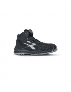 Upower Panama S ESD Zapato de Seguridad Alto - Talla 37 - Resistente a la Abrasion-Hidrorepelente-Puntera AirToe Composite