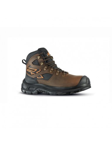 Upower Montana UK S ESD Calzado de Seguridad - Talla 42 - Piel Pull-Up Hidrofuga-Puntera Compuesta AirToe-Sistema