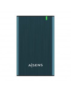 Aisens Caja Externa 2.5-para Discos Duros 9.5mm SATA I-II y III a USB 3.0 USB 3.1 GEN1 - Color Azul Pacifico