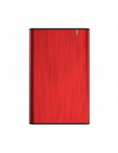 Aisens Caja Externa 2.5" para Discos Duros 9.5mm SATA I - II y III a USB 3.0 USB 3.1 GEN1 - Color Rojo