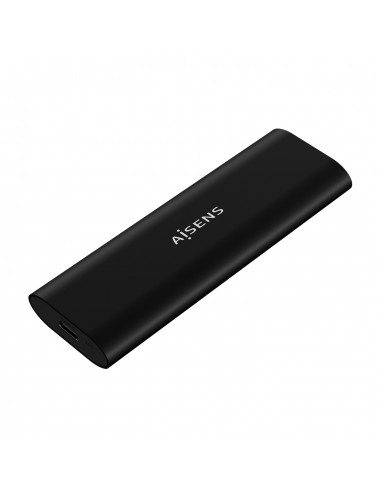 Aisens Caja Externa M.2 (NGFF) para SSD M.2 SATA NVME a USB3.1 GEN2 - Color Negro