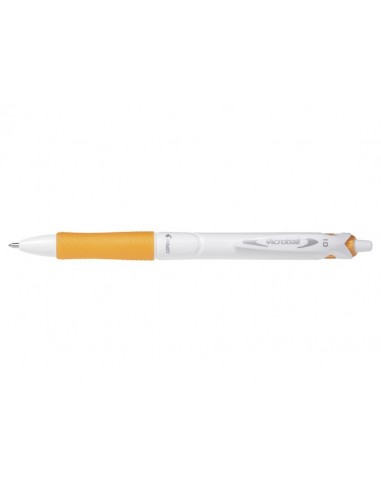 Pilot Boligrafo de Bola Retractil Acroball PureWhite - Recargable - Fabricado con Plastico Reciclado - Punta Redonda 1mm -
