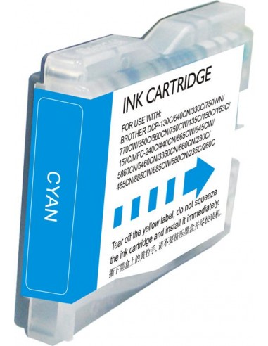 Brother LC1000XL LC970XL Cyan Cartucho de Tinta Generico - Reemplaza LC1000C LC970C