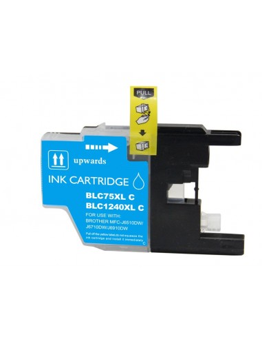 Brother LC1240XL LC1220XL LC1280XL Cyan Cartucho de Tinta Generico - Reemplaza LC1240C LC1220C LC1280XLC