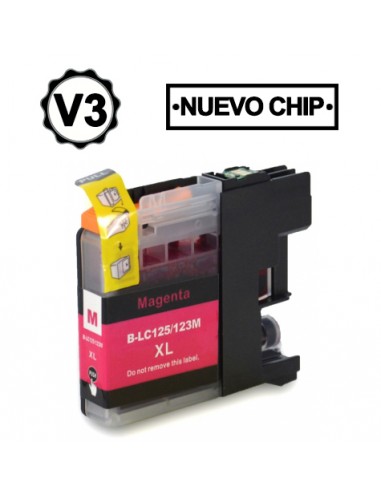 Brother LC125XL Magenta Cartuchos de Tinta Generico - Reemplaza LC125XLM