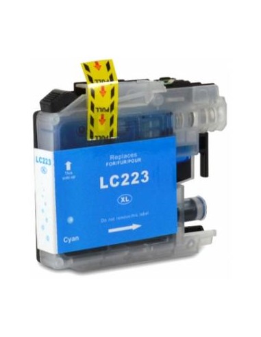 Brother LC223 LC221 Cyan Cartucho de Tinta Generico - Reemplaza LC223C LC221C
