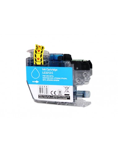 Brother LC3213 LC3211 Cyan Cartucho de Tinta Generico - Reemplaza LC3213C LC3211C