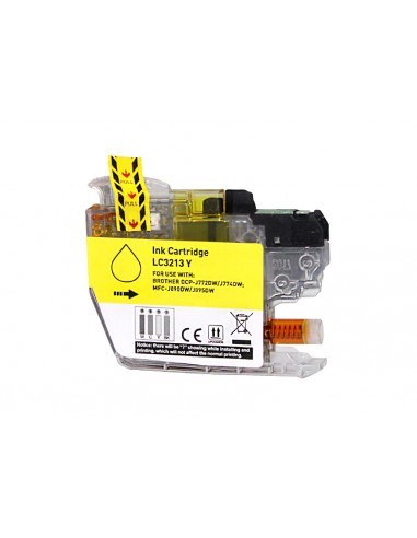 Brother LC3213 LC3211 Amarillo Cartucho de Tinta Generico - Reemplaza LC3213Y LC3211Y
