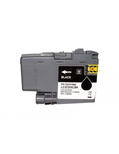 Brother LC3235XL LC3233 Negro Cartucho de Tinta Pigmentada Generico - Reemplaza LC3235XLBK LC3233BK