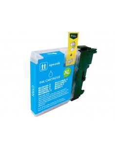 Brother LC980XL LC1100XL LC985XL Cyan Cartucho de Tinta Generico - Reemplaza LC980C LC1100C LC985C