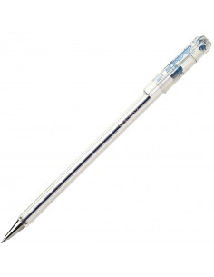 Pentel SuperB Boligrafo de Bola - Punta Fina 0.7mm - Trazo 0.35mm - Tinta con Base de Aceite - Color Azul