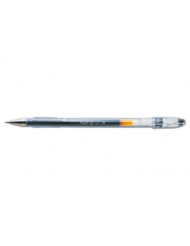 Pilot Boligrafo de Gel G1 - Recargable - Punta de Bola 0.5mm - Trazo 0.3mm - Cuerpo Transparente - Color Negro