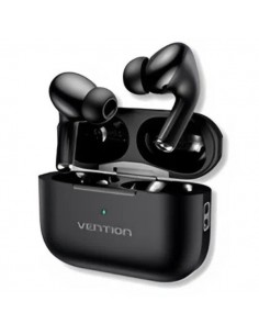 Vention Echo Lite E11 Auriculares Bluetooth 5.4 con Estuche de Carga - True Wireless - 6h Autonomia - Color Negro