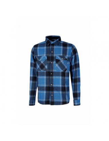 Upower Cedar Camisa de Trabajo Termica - Talla 4XL - Franela a Cuadros-Bolsillos con Botones Perlados-Revestimiento