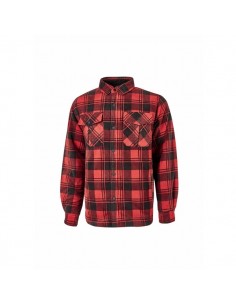 Upower Willow Camisa de Felpa Acolchada - Talla 2XL - Interior Guateado-Bolsillos Funcionales-Cierre Botones a Presion