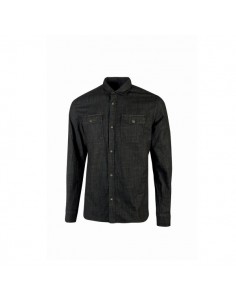 Upower Maple Camisa de Trabajo de Alta Calidad - Talla 3XL - Tela Reciclada-Mangas Largas-Bolsillos con Solapa-Cierre a