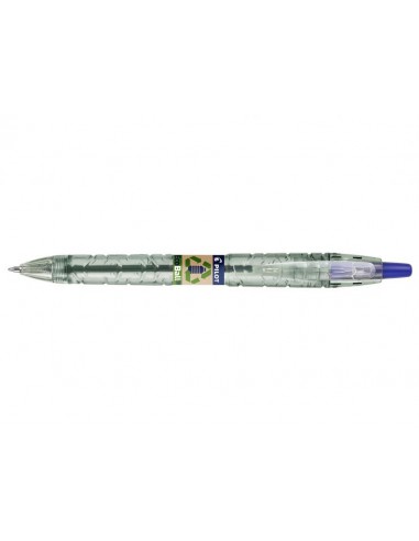 Pilot Boligrafo de Bola Retractil B2P Ecoball BeGreen - Punta Redonda 1mm - Trazo 0.27mm - 86 64-de Plastico Reciclado -