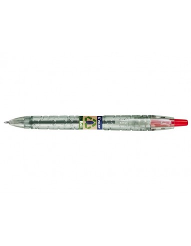 Pilot Boligrafo de Bola Retractil B2P Ecoball BeGreen - Punta Redonda 1mm - Trazo 0.27mm - 86 64-de Plastico Reciclado -