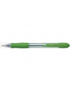 Pilot Boligrafo de Bola Retractil SuperGrip - Punta Redonda 1.0mm - Trazo 0.27mm - Tinta de Aceite - Grip Ergonomico - Color