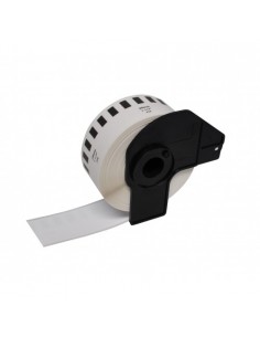 Brother DK22210 - Etiquetas Genericas de Tamaño personalizado - Ancho 29mm x 30 48 metros - Texto negro sobre fondo blanco