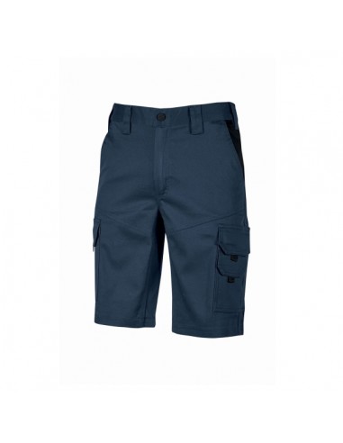 Upower Bonito Pantalones Cortos de Trabajo de Algodon Elastizado - Talla 4XL - Frescos y Comodos-Cinturilla Elastica-Cierre