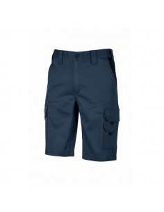 Upower Bonito Pantalones Cortos de Trabajo de Algodon Elastizado - Talla M - Frescos y Comodos-Cinturilla Elastica