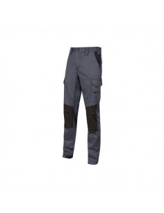 Upower Majo Pantalon de Trabajo Slim-Fit - Talla XL - Algodon Elastico-Multiples Bolsillos-Detalles Reforzados-Cinta