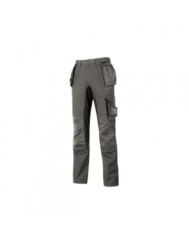 Upower Race Pantalon de Alta Calidad - Talla 64 - Multiples Bolsillos Desmontables-Paneles Elasticos-Resistente al