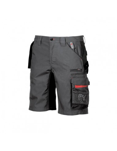 Upower Start Bermuda de Trabajo Funcional - Talla 64 - Bolsillos Desmontables-Compartimentos Multiples-Refuerzos Cordura
