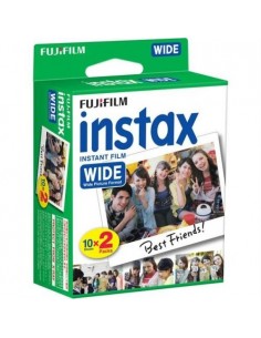 Fujifilm Instax Film Wide Pack de 2x10 Peliculas de Fotos Instantaneas - Formato Impresion (TamaÃ±o de Imagen 99x62mm)