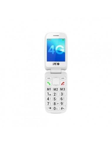 SPC Harmony 2 4G Telefono Movil para Mayores - Teclas Grandes - Radio FM- Boton de SOS - 3 Memorias Directas - Linterna -
