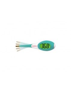Thomson Jumbo Digital Termometro - Punta Flexible - Aviso Acustico - Color Verde