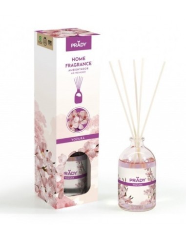 Prady Ambientador Mikado Yozura - Frasco de Cristal 100 ml y Varitas Difusoras