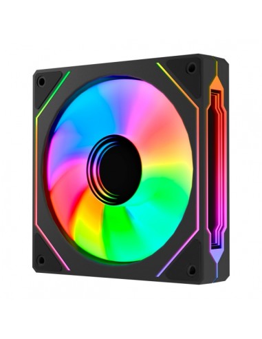 Abysm Gaming Arclight 3.0 Ventilador 120mm con Iluminacion ARGB - Velocidad Max. 1600rpm - Color Negro
