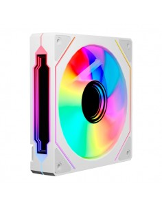 Abysm Gaming Arclight 3.0 Ventilador 120mm con Iluminacion ARGB - Velocidad Max. 1600rpm - Color Blanco