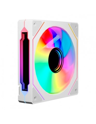 Abysm Gaming Arclight 3.0 Ventilador 120mm con Iluminacion ARGB - Velocidad Max. 1600rpm - Color Blanco