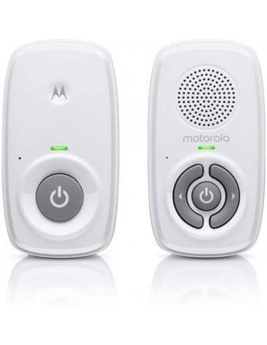 Motorola Nursery AM21 Vigilabebes de Audio - Alcance hasta 300m en Exterior y 50m en Interior - Conexion DECT - Color Blanco