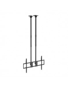 Aisens Soporte de Techo Pro - Inclinable-Extensible y Nivelable - De 60" a 120" - Peso Maximo 120Kg - VESA Maximo 1000x600 -