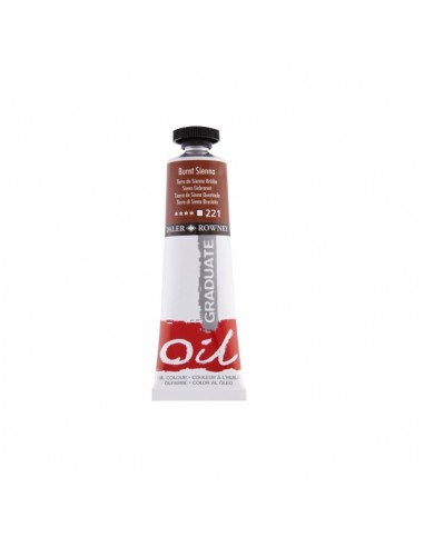 Daler Rowney Graduate Pintura al Oleo - Tubo de Aluminio - 38ml - Color Siena Quemada
