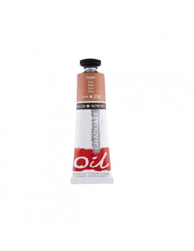 Daler Rowney Graduate Pintura al Oleo - Tubo de Aluminio - 38ml - Color Cobre