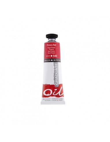 Daler Rowney Graduate Pintura al Oleo - Tubo de Aluminio - 38ml - Color Rojo Primario