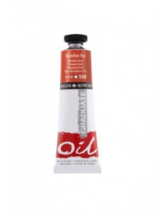 Daler Rowney Graduate Pintura al Oleo - Tubo de Aluminio - 38ml - Color Bermellon