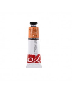 Daler Rowney Graduate Pintura al Oleo - Tubo de Aluminio - 38ml - Color Naranja de Cadmio